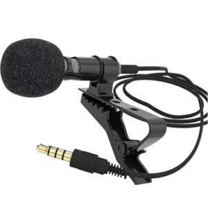 Jack Microphone Tie Clip-on Lapel Mikrofon Microfono Mic for Mobile Phone 3.5mm